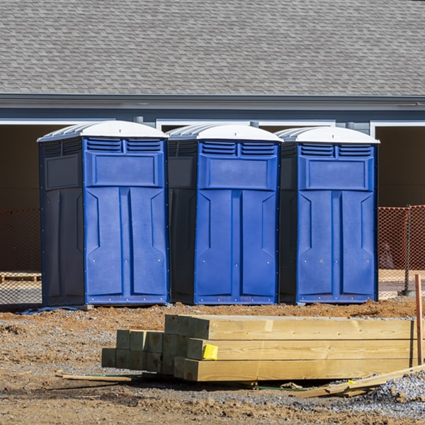 how can i report damages or issues with the porta potties during my rental period in Only Tennessee